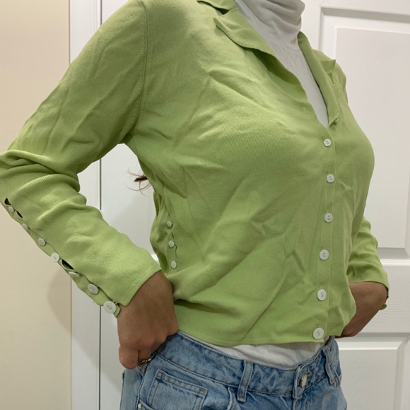 J'ENVIE New York Green Top - Picture 4 of 4
